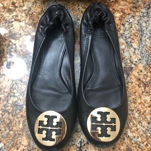 Tory Burch Minnie Leather Ballet Flat